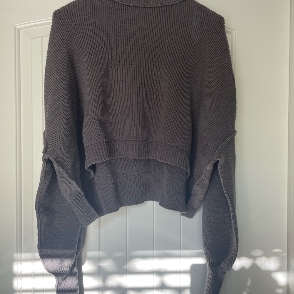 Free People Easy Street Crop Pullover